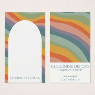 Rainbow Arch Earring Necklace Jewellery Display Ca