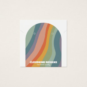 Rainbow Arch Earring Necklace Jewellery Display Ca