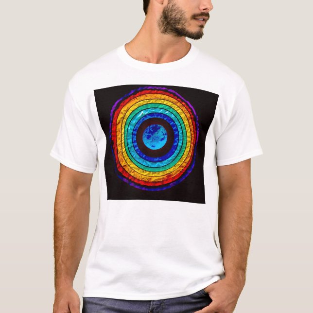 Rainbow around the Earth T-Shirt (Front)