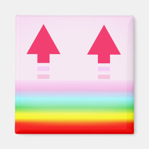 Rainbow Arrows Magnet, Lmán de Flechas del Arco Ir Magnet