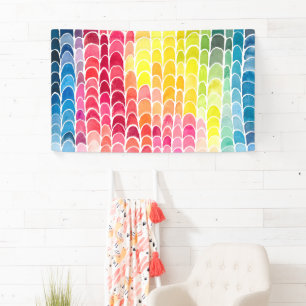 Rainbow Art Instagram Photo Back Drop Banner