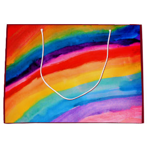 Rainbow Art Large Gift Bag