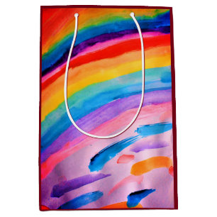 Rainbow Art Medium Gift Bag