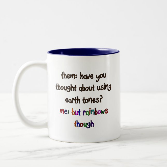 Rainbow Artist Mug (Left)