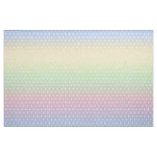 Rainbow Asanoha (small scale) Fabric
