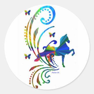 Rainbow ASB Classic Round Sticker