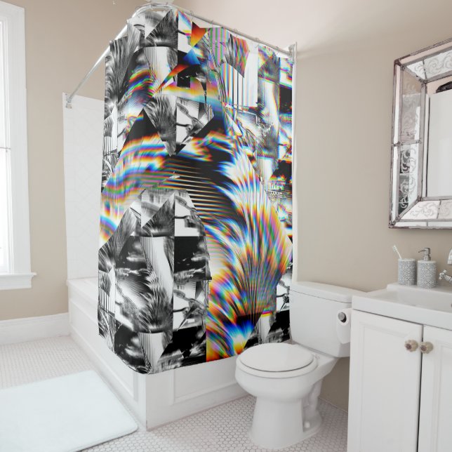 Rainbow Assault  Shower Curtain (In Situ)