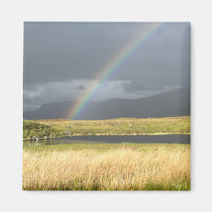 Rainbow at Corrour Scotland Magnet
