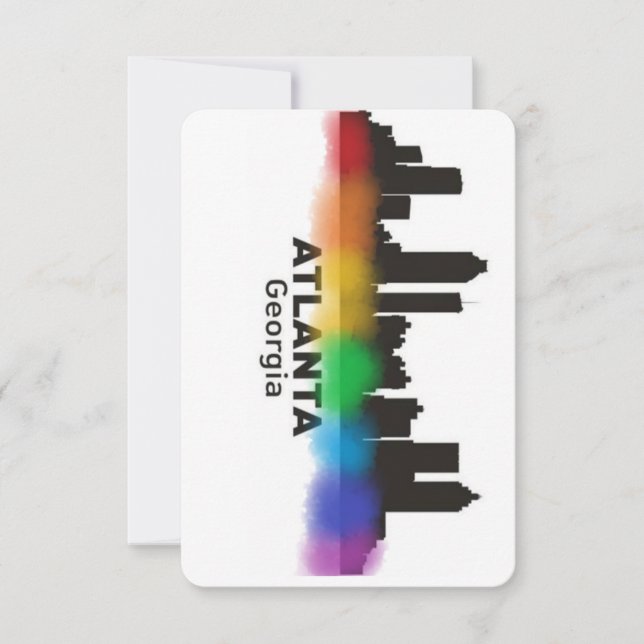 Rainbow Atlanta RSVP Card (Front)