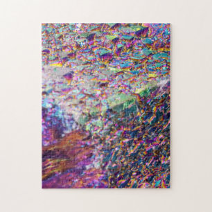 Rainbow Aura Crystals Jigsaw Puzzle