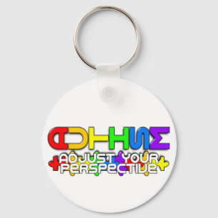 Rainbow Autism Puzzle Key Ring