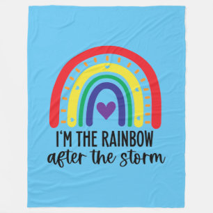 Rainbow Baby Fleece Blanket
