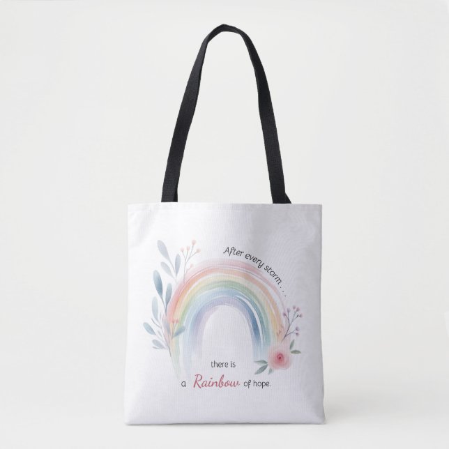 Rainbow Baby Miracle  Tote Bag (Front)
