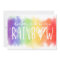 Rainbow Baby Pregnancy Announcement Card