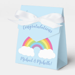 Rainbow Baby Shower Favour Box