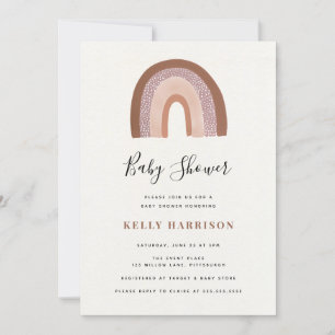 Rainbow Baby Shower Invitation