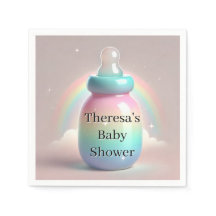 Rainbow Baby Shower Napkins