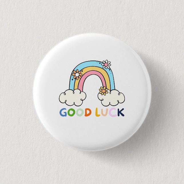 Rainbow Back to school gift Teacher Gift 1st grade 3 Cm Round Badge (Front)