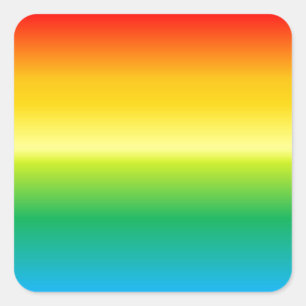 rainbow background colourful square sticker
