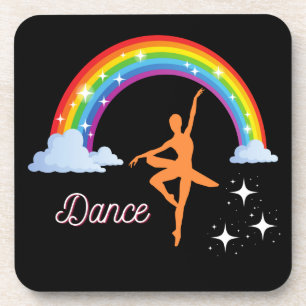 Rainbow Ballerina Dance Coaster