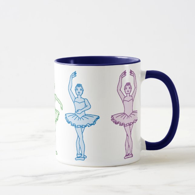 Rainbow Ballerinas Mug (Right)