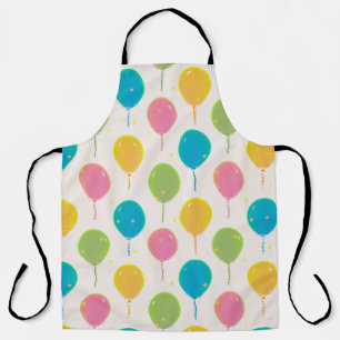 Rainbow balloon apron