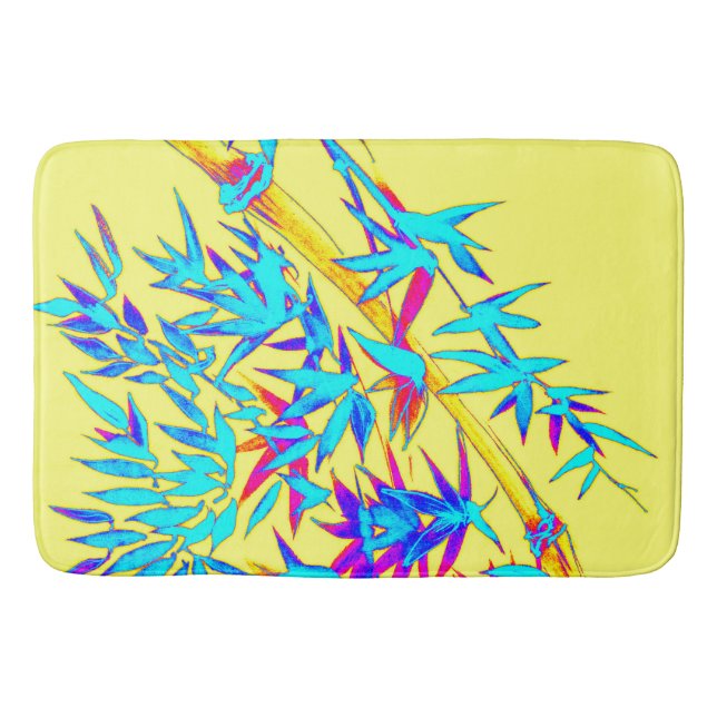 Rainbow Bamboo Bath Mat (Front)