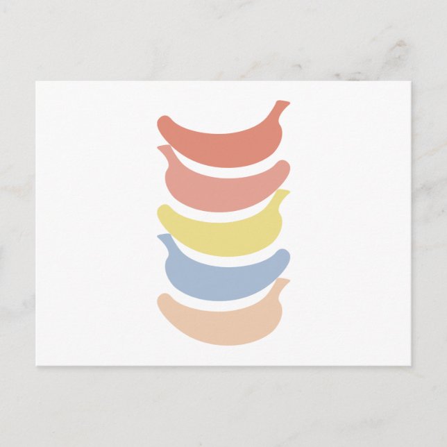 Rainbow Banana #1 Postcard (Front)