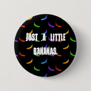 Rainbow Banana 6 Cm Round Badge