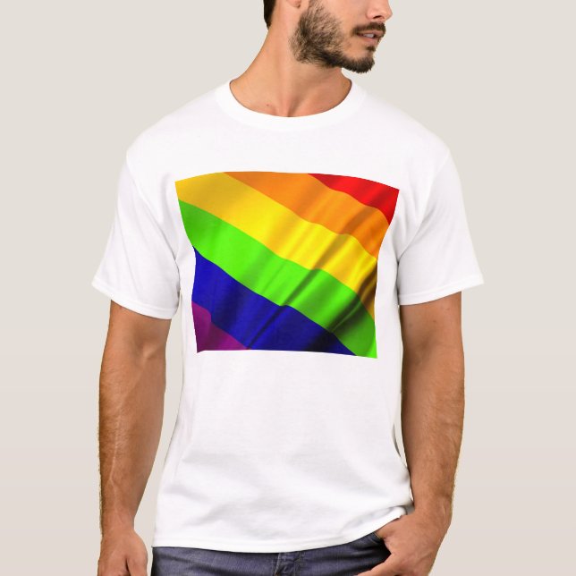 Rainbow banner T-Shirt (Front)