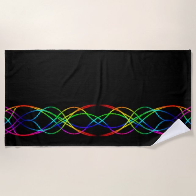 Rainbow Beach Towel (Front)