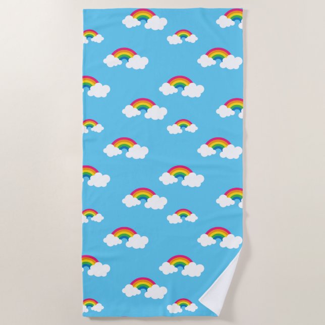 Rainbow Beach Towel (Front)