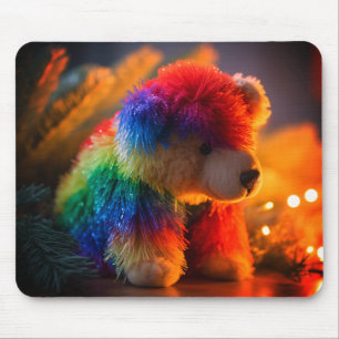 Rainbow Bear Mouse Mat