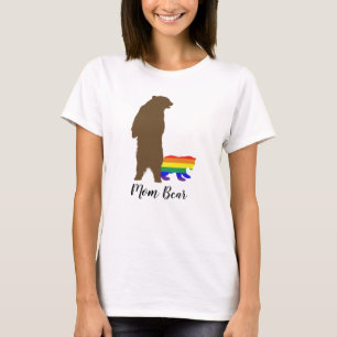 Rainbow Bear Mum Mother Pride LGBT T-Shirt