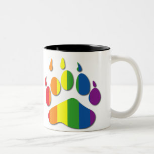 Rainbow Bear Paw Mug