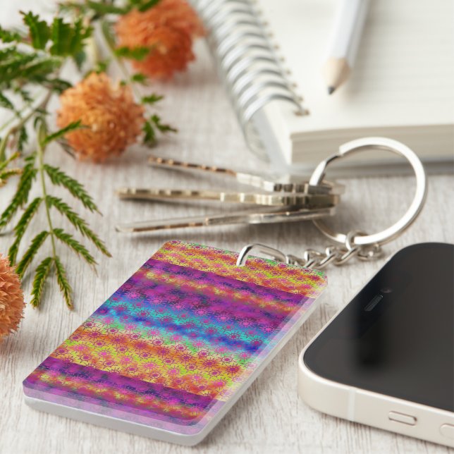 Rainbow Beauty Key Ring (Front Right)