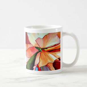 Rainbow Begonia flower watercolour original art Coffee Mug