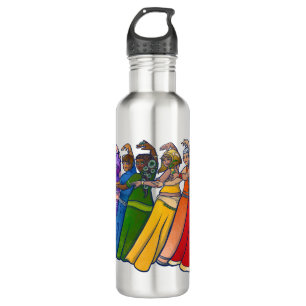 Rainbow Belly Dancer Art Belly Dance Troupe 710 Ml Water Bottle