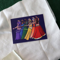 Rainbow Belly Dancer Art Belly Dance Troupe