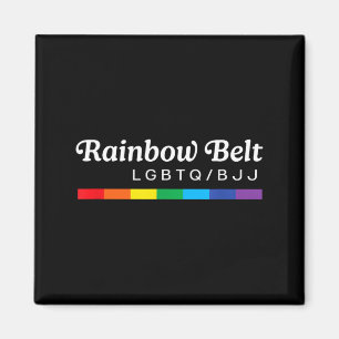 Rainbow Belt - LGBTQ Jiu Jitsu Magnet