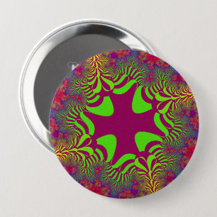 Rainbow Berry Cross 10 Cm Round Badge