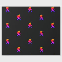 RAINBOW BIGFOOT WRAPPING PAPER