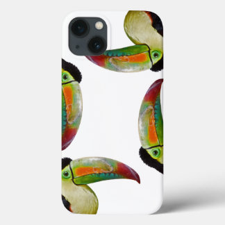 Rainbow-Billed Toucan iPad Case (Choose Colour)