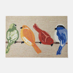 Rainbow Bird Doormat Bird Doormat Gift