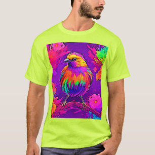 Rainbow Bird in Dreamland T-Shirt