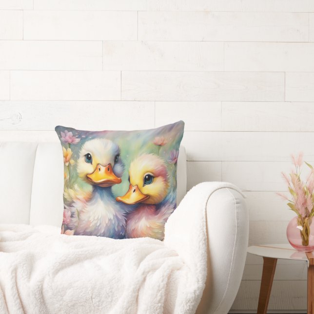 Rainbow Birds Duck 1 Cushion (Couch)