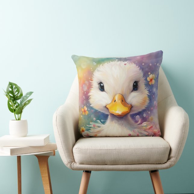 Rainbow Birds Duck 3 Cushion (Chair)