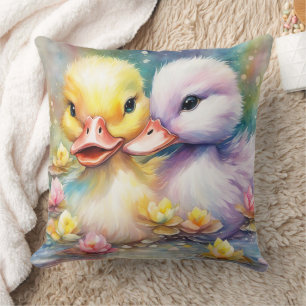 Rainbow Birds Duck 4 Cushion