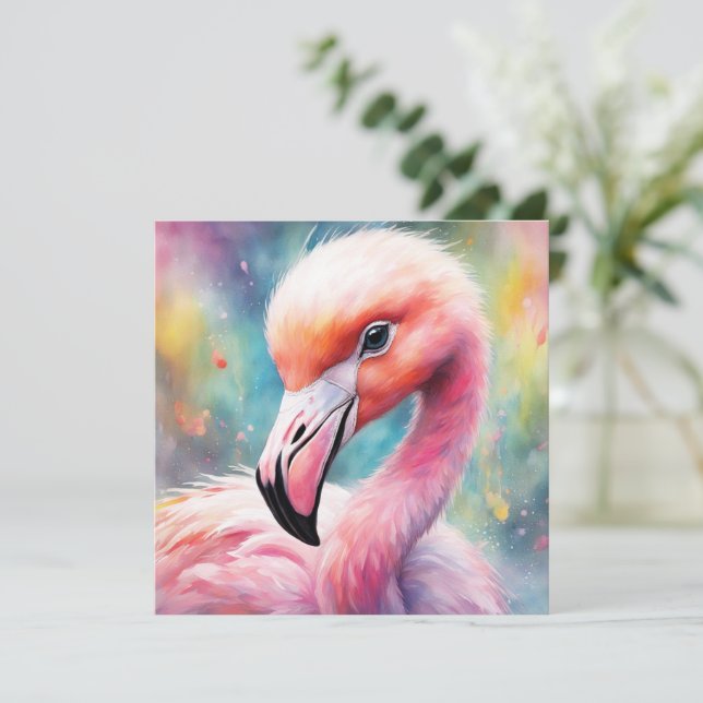 Rainbow Birds Flamingo 2 (Standing Front)