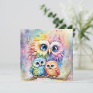 Rainbow Birds Owls 4
